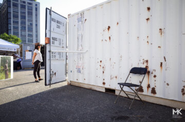 New York Photoville 2015 Containers Outside and Inside