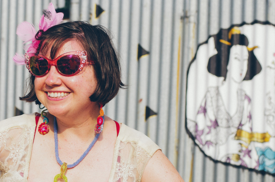 Flea Market Fairy Portrait on the Bushwick Collective Block Party 2016