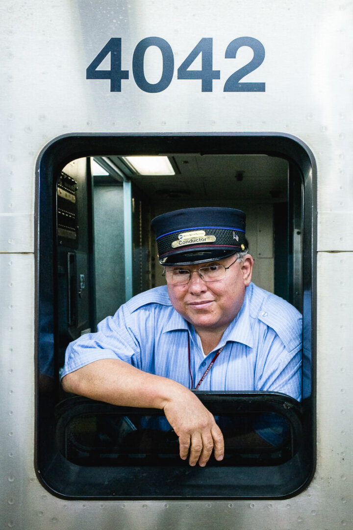 Charlie, Metro North Conductor since 7 years, Grand Central Terminal Station, 2017
