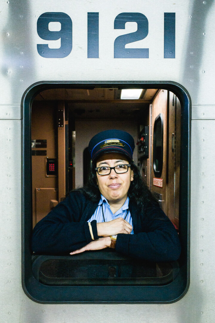 Nayda,Metro North Conductor since 7 years, Grand Central Terminal Station, 2017