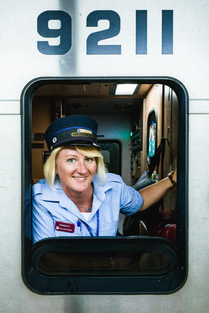 Christine, Metro North Conductor since 7,5 years, Grand Central Terminal Station, 2017