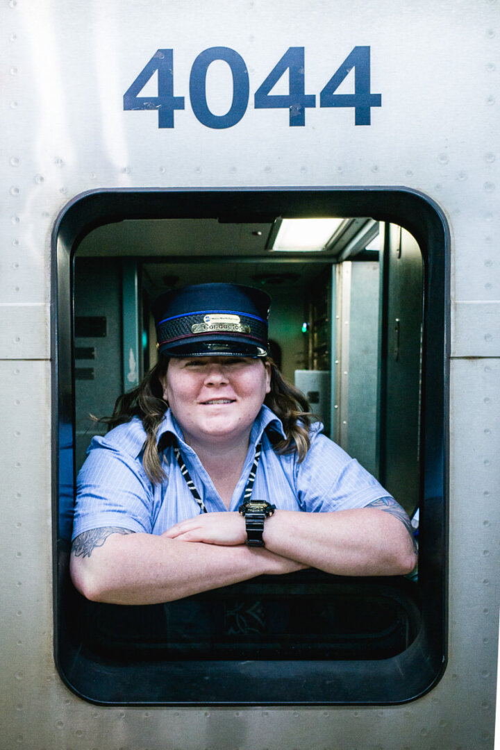Janine, Metro North Conductor since 7  years, Grand Central Terminal Station, 2017