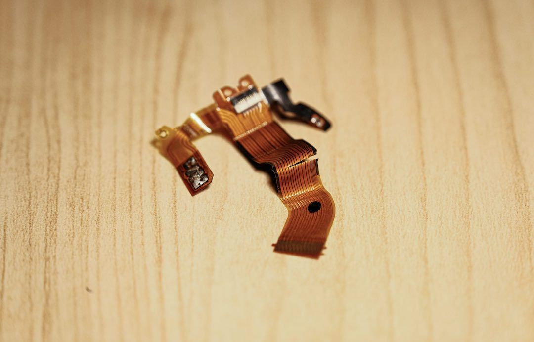 ricoh gr broken shutter flex cable