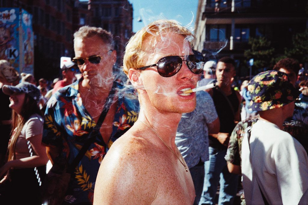 Freckles Street Parade Zürich 2022 Olympus Mju 1 Kodak Gold 200